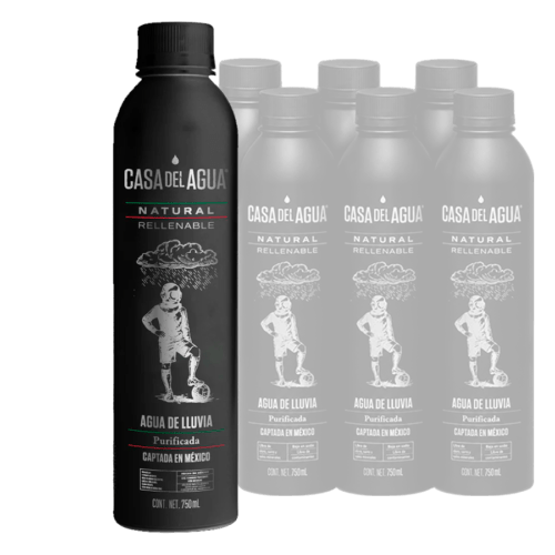 Casa del Agua natural aluminio negro