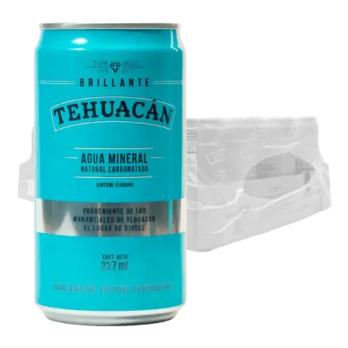 Tehuacán mineral lata 24 Latas de 237 ml