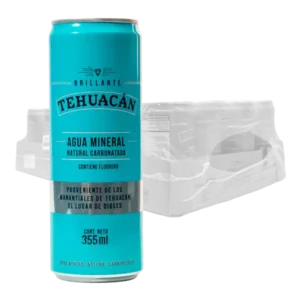 Tehuacán mineral lata 24 Latas de 355 ml