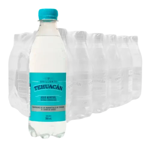 Tehuacán mineral pet 24 botellas de 355 ml