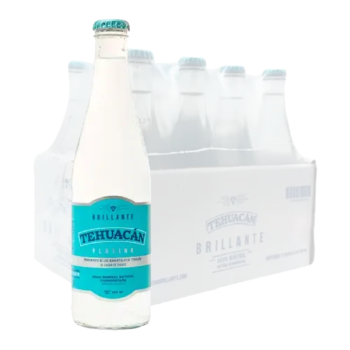 Tehuacán platino mineral 12 botellas de 355 ml