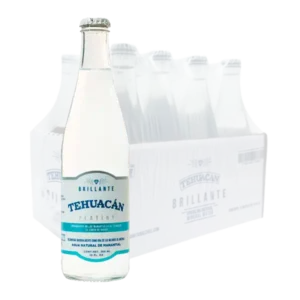 Tehuacán platino natural 12 botellas de 355 ml