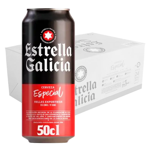 Estrella Galicia Lata 24 Latas de 500 ml