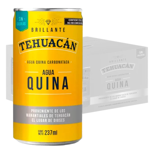 Tehuacán Quina mineral lata