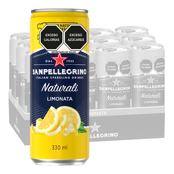 San Pellegrino gasificada saborizada lata
