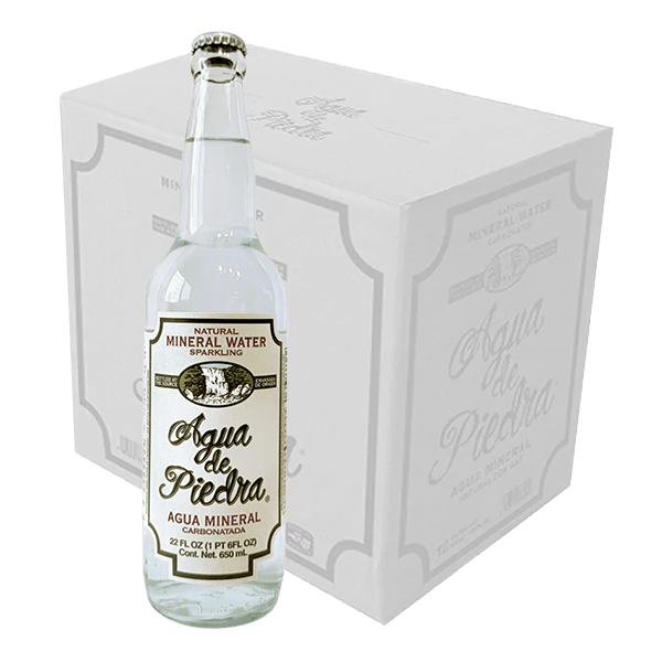 Agua de Piedra gasificada 12 botellas de 650 ml