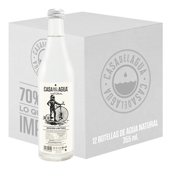 Casa del Agua natural 12 botellas de 355 ml