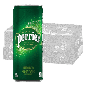 Perrier gasificada lata 24 Latas de 330 ml