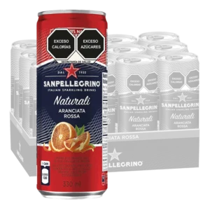San Pellegrino gasificada saborizada lata 12 Latas de 330 ml