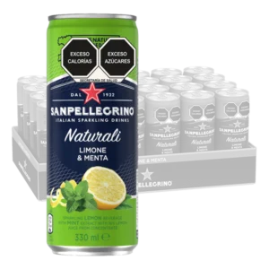 San Pellegrino gasificada saborizada lata 24 Latas de 330 ml