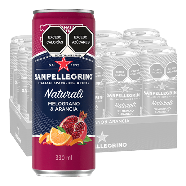 San Pellegrino gasificada saborizada lata 12 Latas de 330 ml