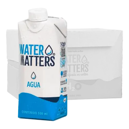 Water Matters 12 Tetra paks de 500 ml