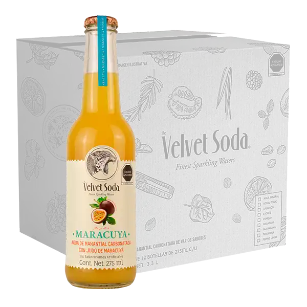 Velvet soda 12 botellas de 275 ml