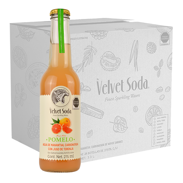 Velvet soda 24 botellas de 275 ml