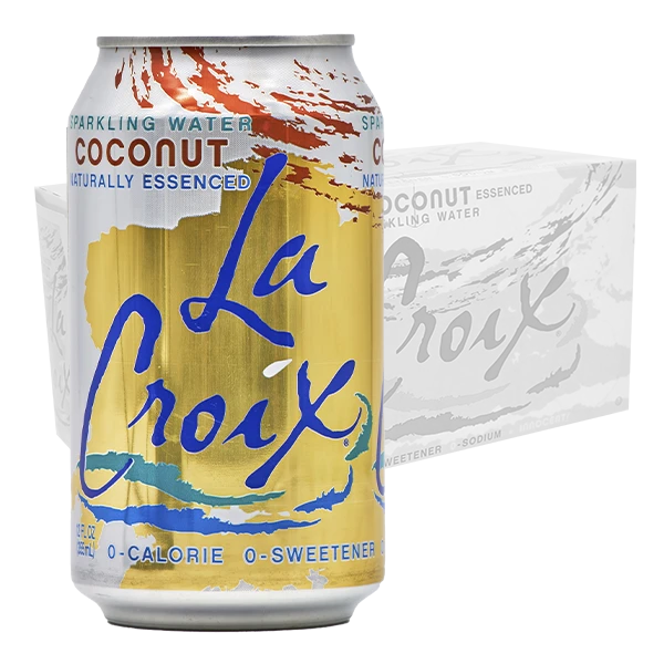 Lacroix agua natural saborizada 24 Latas de 355 ml