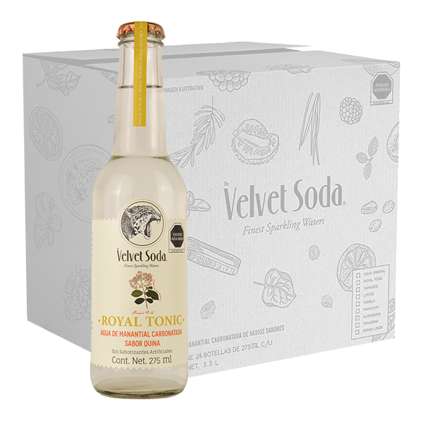 Velvet soda tonic 24 botellas de 275 ml