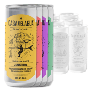 casa del agua funcional 12 Latas de 355 ml