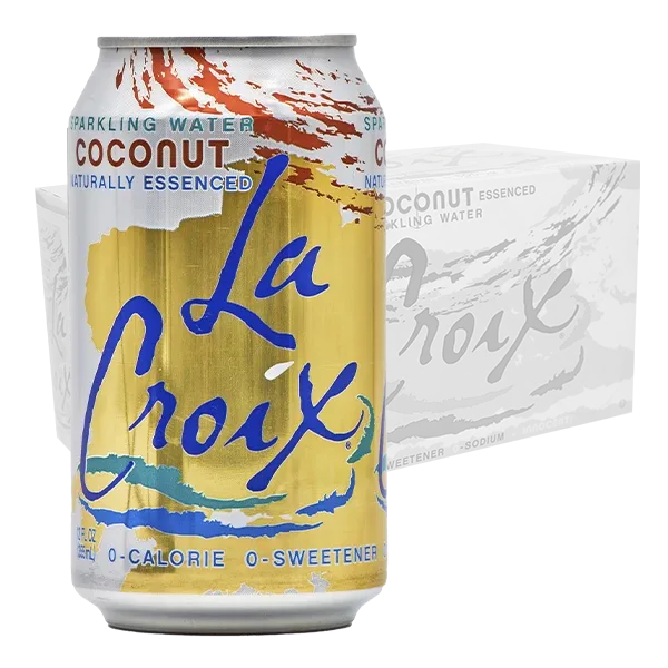 Lacroix agua natural saborizada 24 Latas de 355 ml