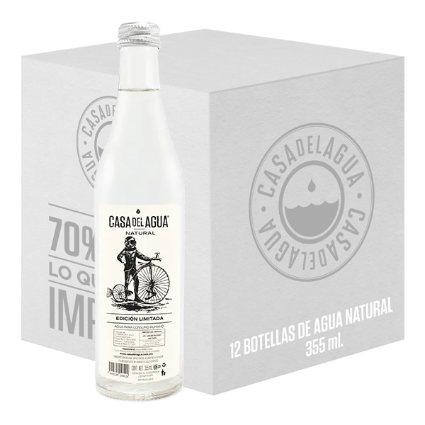 Casa del Agua natural 12 botellas de 355 ml