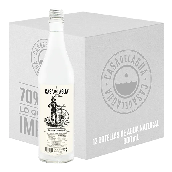 Casa del Agua natural 12 botellas de 600 ml