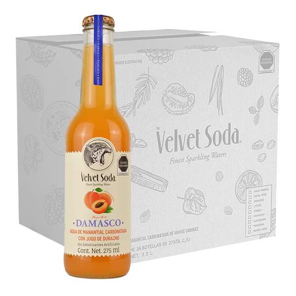 Velvet soda 12 botellas de 275 ml