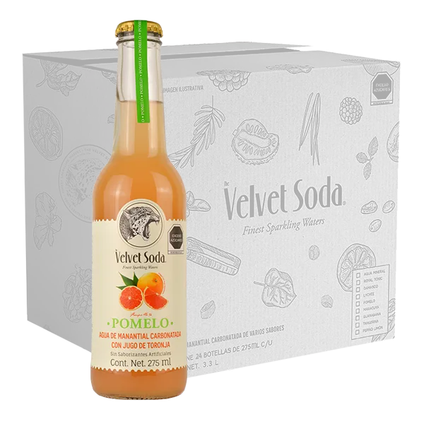 Velvet soda 24 botellas de 275 ml