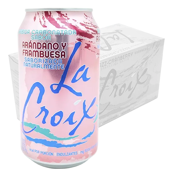Lacroix agua natural saborizada 24 Latas de 355 ml